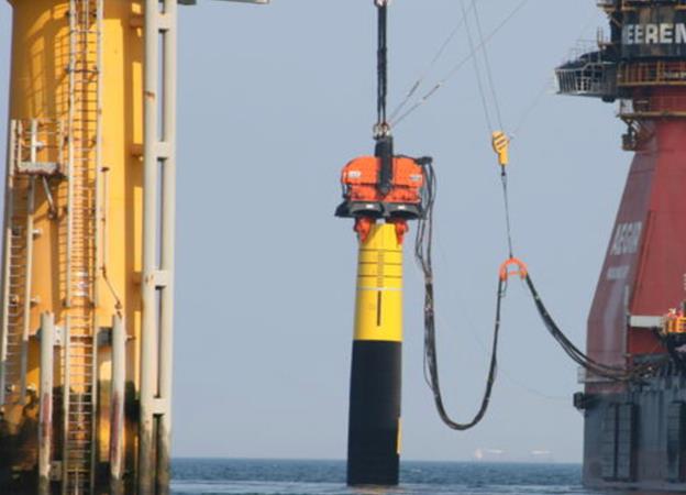 Monopile foundation installed off Dutch coast using hybrid 'vibro lifting tool'
