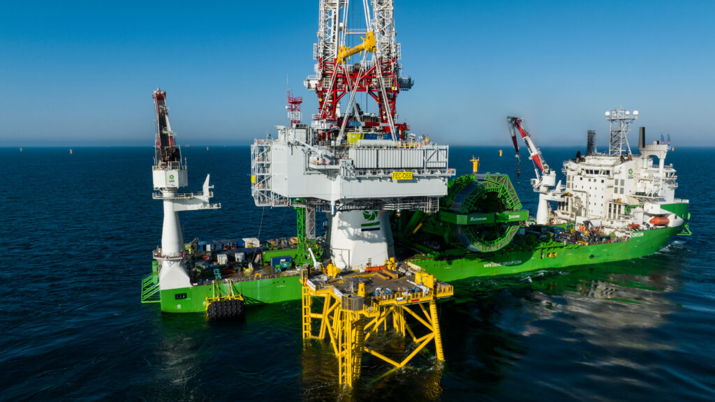 Topside installation complete at 500MW Fecamp Topside installation complete at 500MW Fecamp