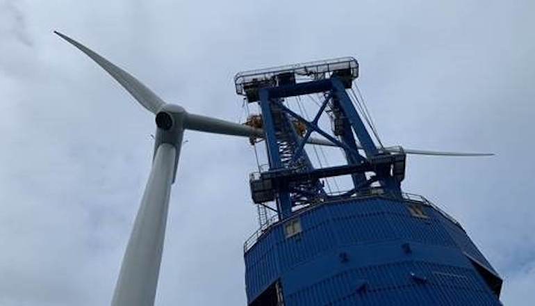 DEME Offshore vessels Sea Challenger and Sea Installer have installed the 100th out of 165 8MW Siemens Gamesa turbines at the Hornsea 2 offshore wind farm off east England