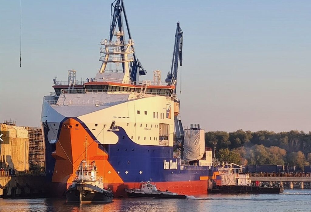 Van Oord launches new cable laying vessel