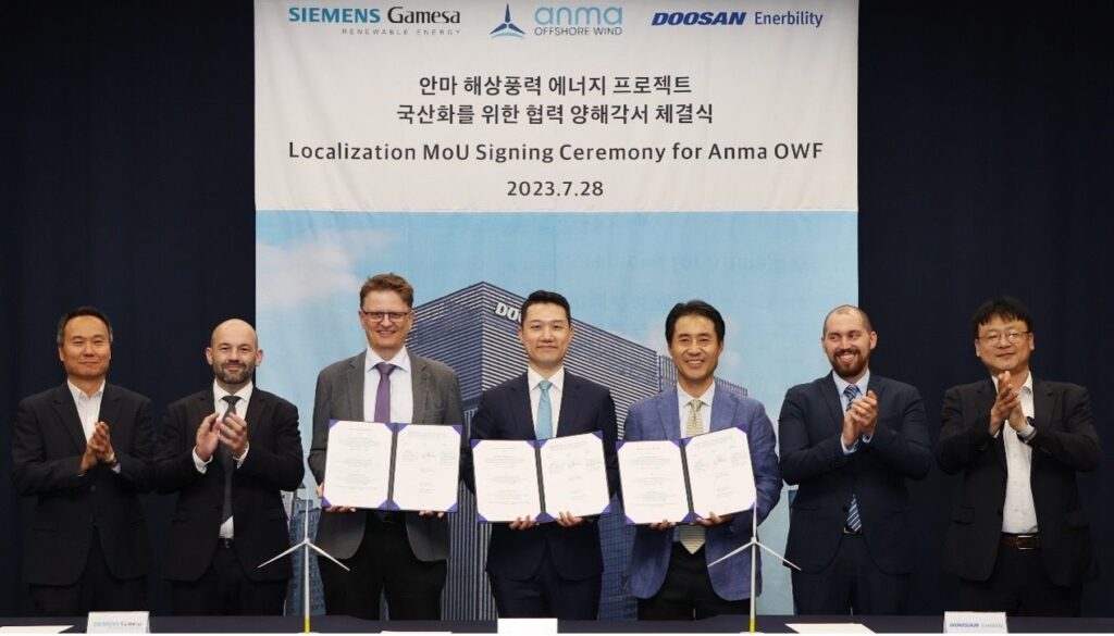Siemens Gamesa, Doosan ink MoU with South Korean player Siemens Gamesa