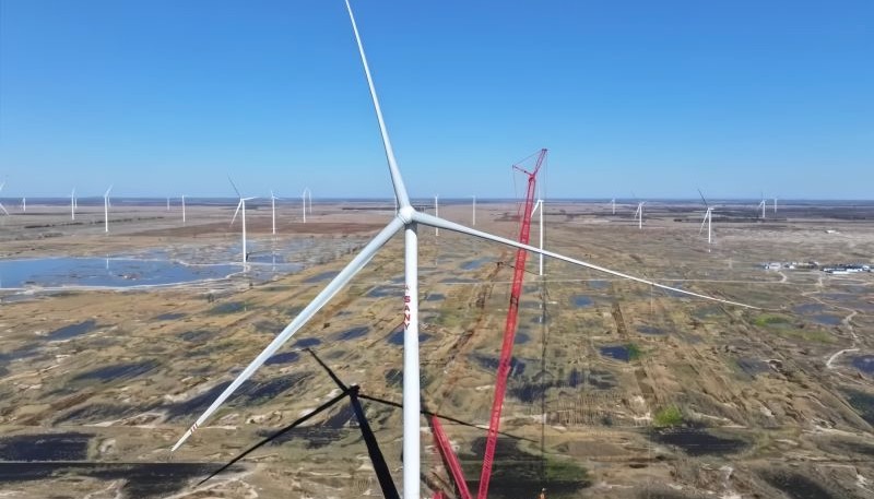 Sany installs 15MW onshore wind turbine