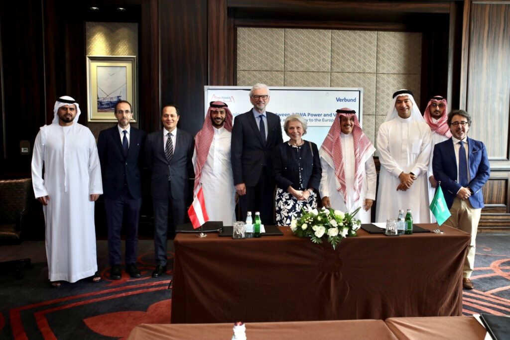 ACWA, Verbund make green hydrogen pact ACWA