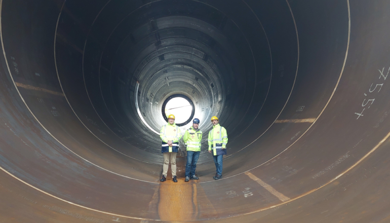 EEW SPC builds record-breaking monopile for Vineyard EEW SPC builds record-breaking monopile for Vineyard