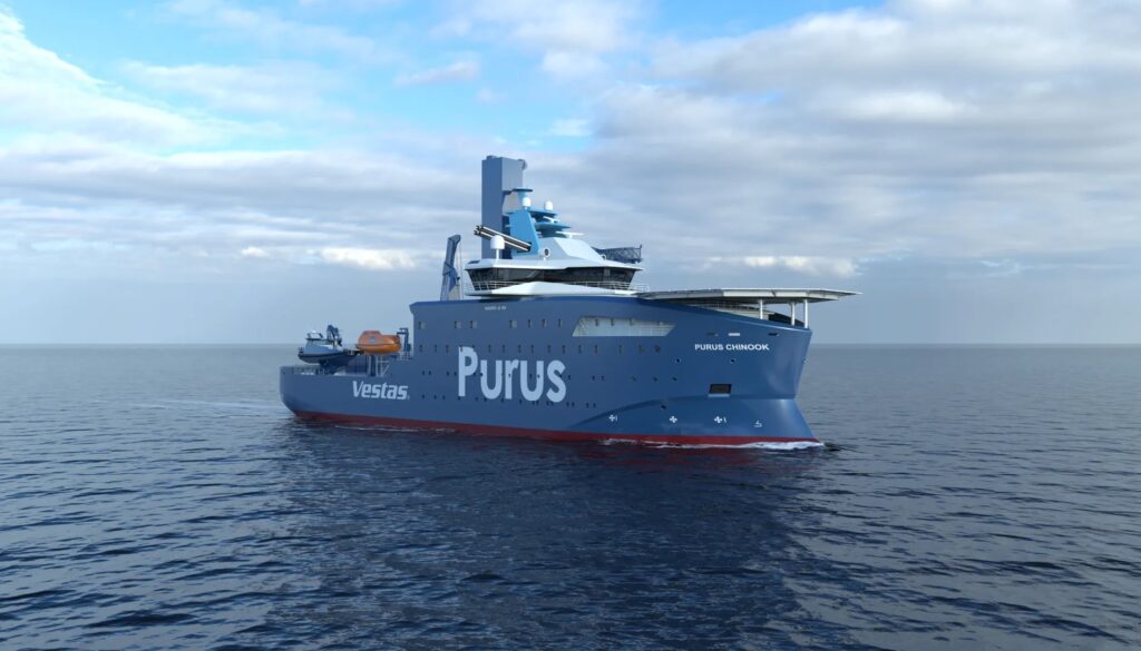 Vestas charters Purus CSOV from 2025 Vestas charters Purus CSOV from 2025