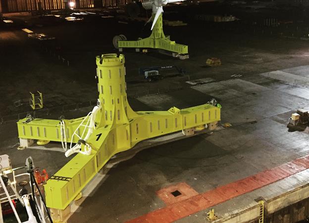 MeyGen kit sails to Stroma MeyGen kit sails to Stroma