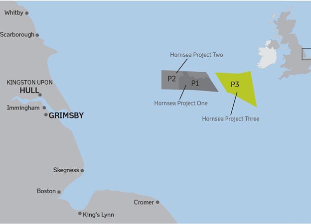 Dong draws Hornsea 3 grid route