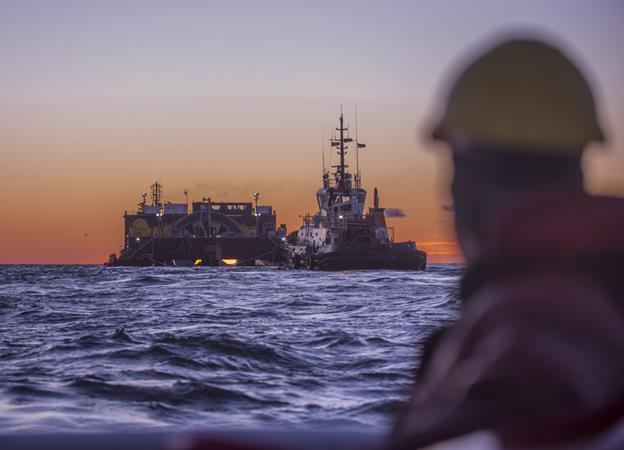 Cape Sharp preps for repairs