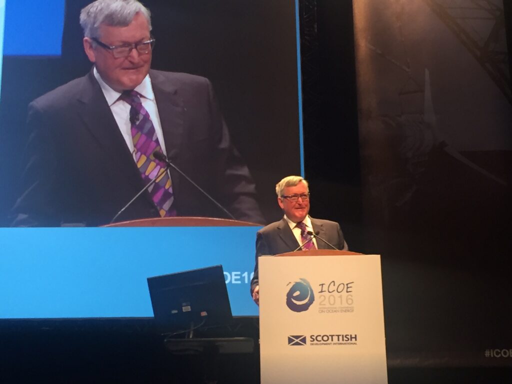 Ewing committed to marine energy