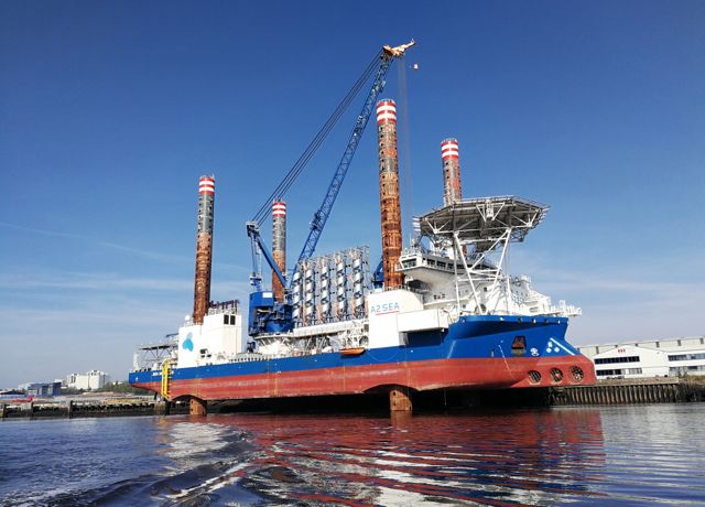 Sea Installer ready for Race