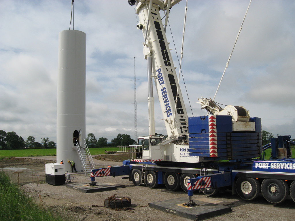 First PyC towers to go up