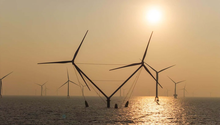 Mingyang dual turbine floater starts operation