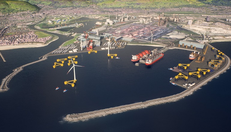 Gwynt Glas forges floater tie-up with South Wales ports Gwynt Glas forges floater tie-up with South Wales ports