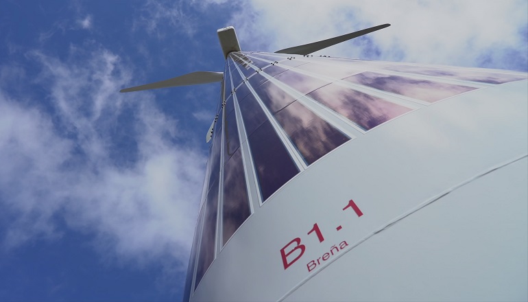 Acciona wind tower takes in Spanish sun Acciona wind tower takes in Spanish sun