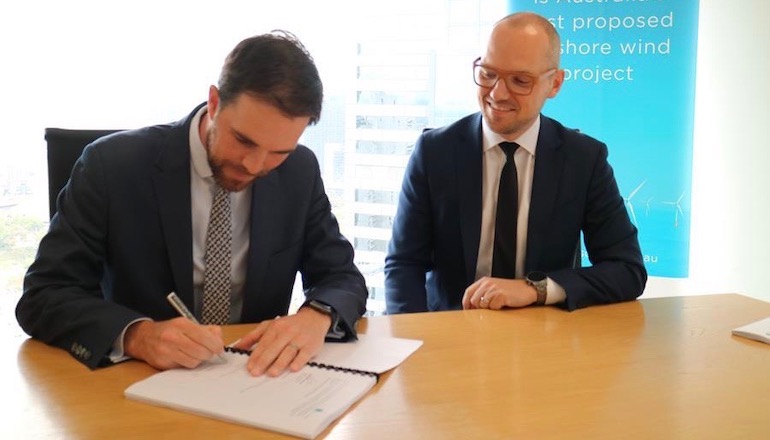 Star of the South signs development support Star of the South signs development support