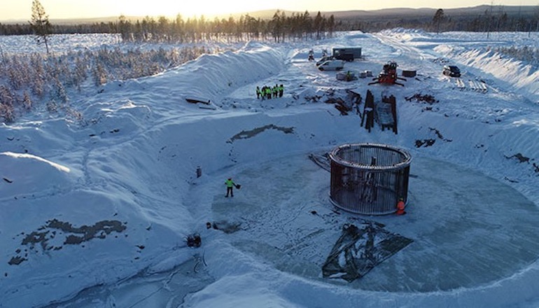 Aldermyrberget prepped for Vestas hardware Aldermyrberget prepped for Vestas hardware
