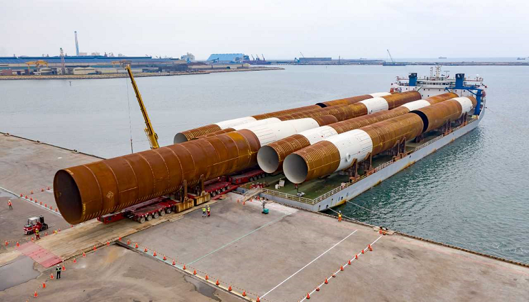 ALE JV handles Formosa 1 phase 2 monopiles ALE JV handles Formosa 1 phase 2 monopiles
