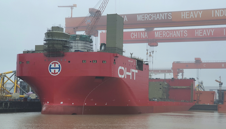 Seaway 7 reports Alfa Lift crane incident OHT heavy lifter takes to the water