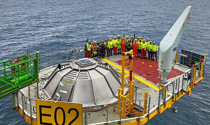 All foundations in at 496MW French wind farm