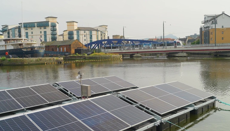 Floating solar newbie launches Floating solar newbie launches