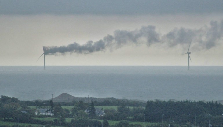 UPDATE: Fire engulfs turbine at 25MW Arklow Bank wind farm