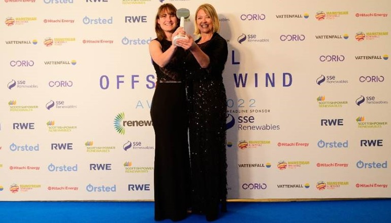 Renewable jobs programme wins offshore wind award