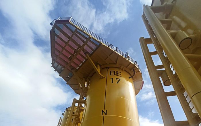 Windar completes 90% of Baltic Eagle transition pieces Windar completes 90% of Baltic Eagle transition pieces