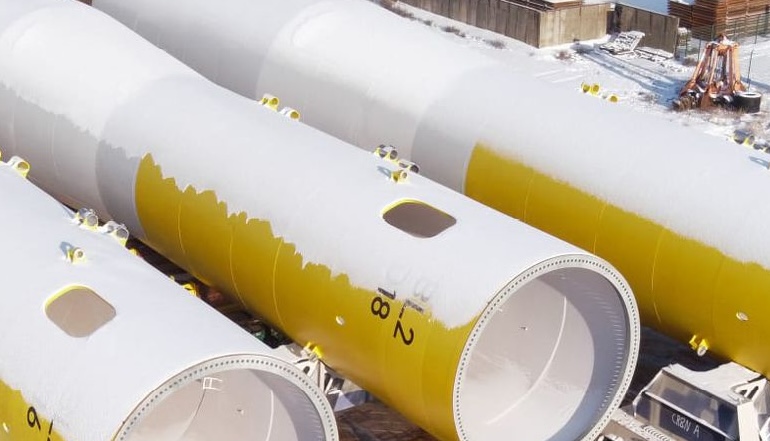 EEW starts Baltica 2 monopile deliveries