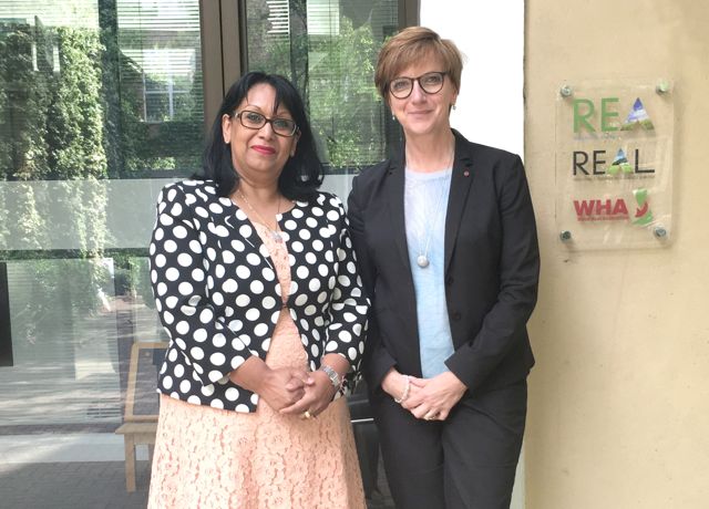 Ex-minister boosts REA team