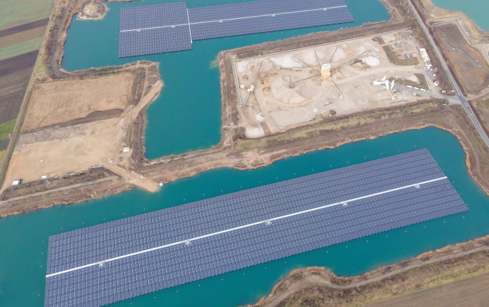 ECOwind completes Austrian floating solar farm