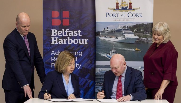Belfast and Cork ports sign offshore wind MoU Belfast and Cork ports sign offshore wind MoU