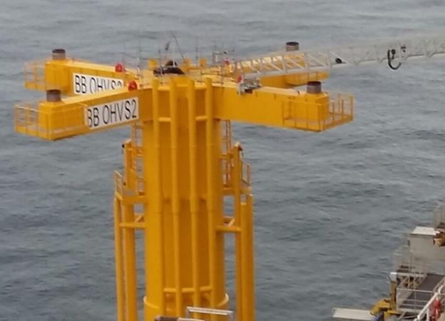 Substation base ready at Belwind 2
