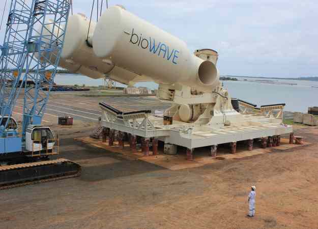 Buoys mark BioPower demo