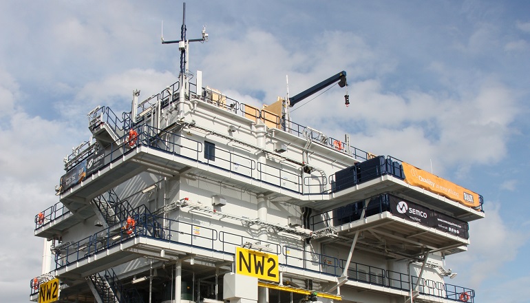 Bladt loads out Northwester 2 substation