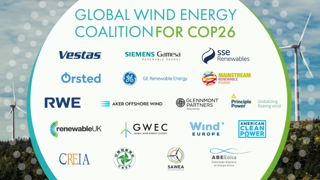 Wind heavyweights form COP26 alliance Wind heavyweights form COP26 alliance