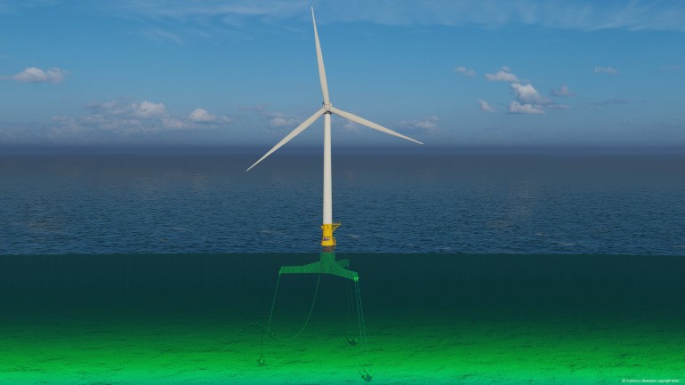 A new agreement will see Bluewater deploy its floating wind system in the North Sea and produce renewable energy for the Norwegian electricity grid.