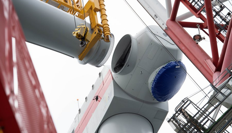 Germany publishes 20GW offshore wind law Each of the 96 rotor blades at Borkum West 2.2 is mounted with 144 nuts via so-called flange connections. Some 13