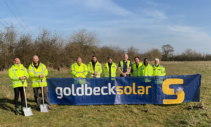 Goldbeck breaks ground on 48MWp UK solar farm