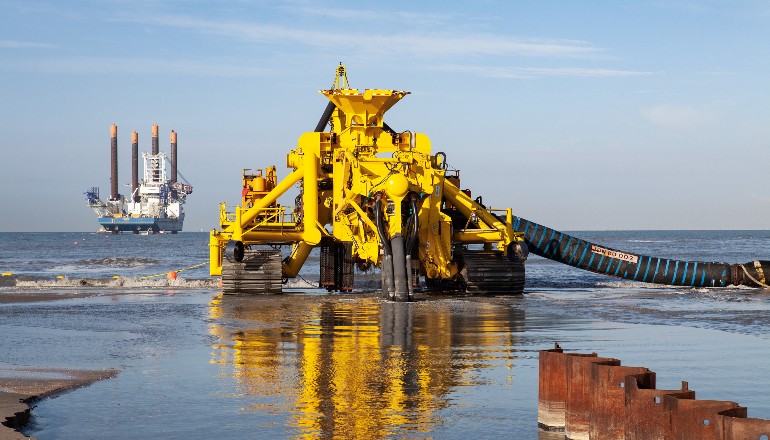 Jan De Nul installs HK export cables Jan De Nul installs HK export cables