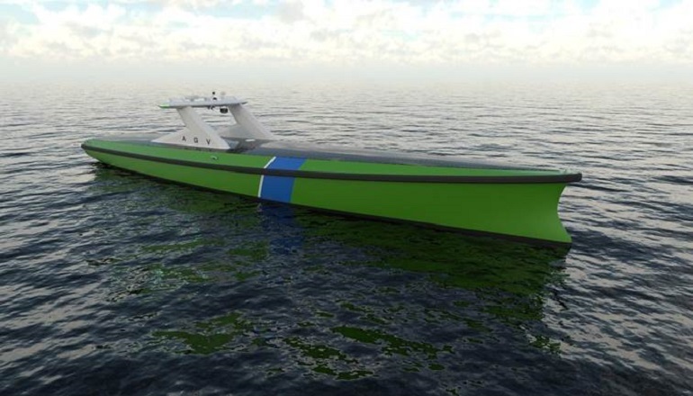 Maritime team unveils autonomous guard vessel Maritime team unveils autonomous guard vessel