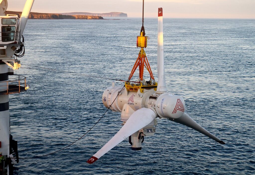 Atlantis turbine feeds grid