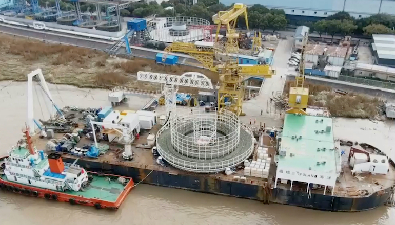 Chinese company Orient Cable has loaded out onto an installation barge the subsea cables for phase one of the Binh Dai offshore wind farm in Vietnam 