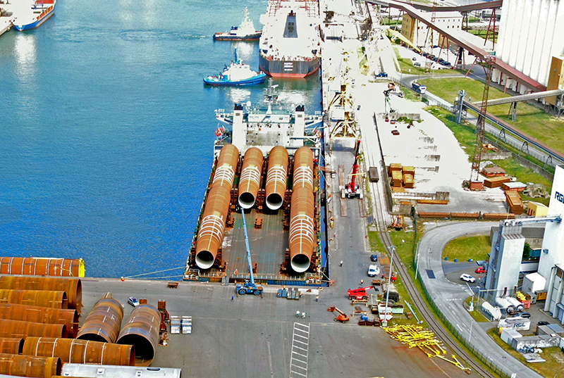 Final monopile sets off for Calvados