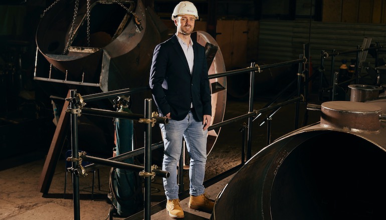 Fife fabricator cuts Mocean steel
