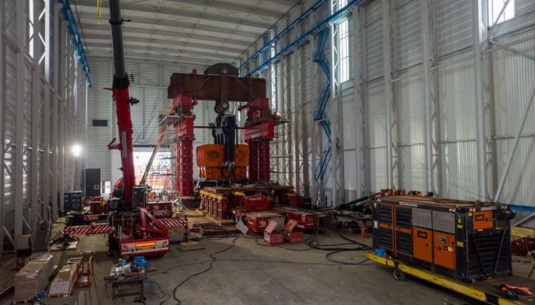 XXL monopile lifting kit wraps up load testing
