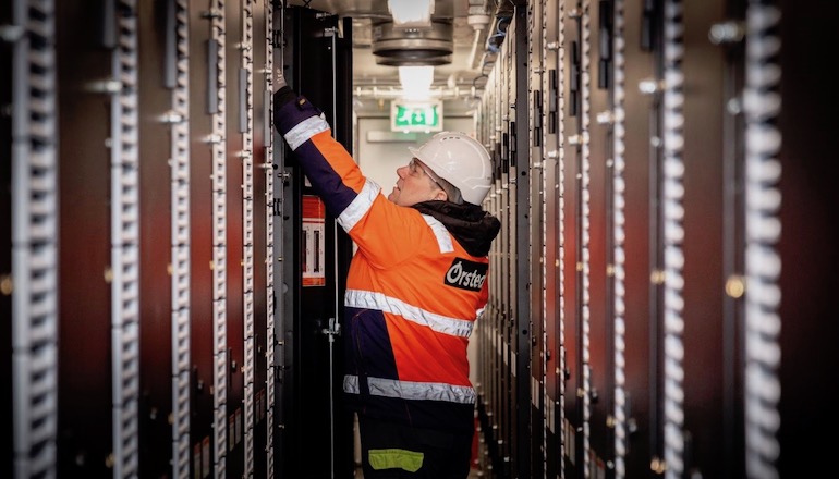 Orsted charges UK battery