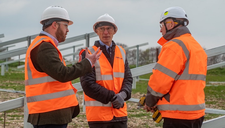 Centrica turns sod on 18MW solar Centrica turns sod on 18MW solar