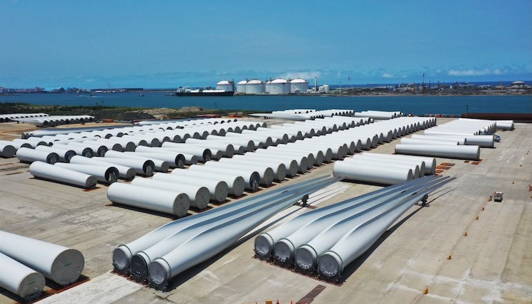Taiwan Chongshan Wind Technology and Jinfeng Machinery Industry have completed the 111 towers for the Siemens Gamesa 8MW turbines for Orsted's 900MW Greater Changhua 1&2 offshore wind farm off Taiwan