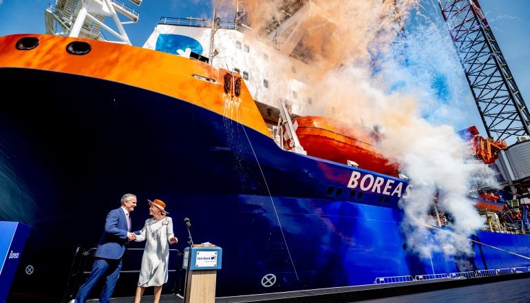 Van Oord launches Boreas jack-up Van Oord launches Boreas jack-up