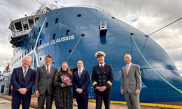 Bernhard Schulte names CSOV ‘Windea Clausius’ Bernhard Schulte names CSOV 'Windea Clausius'